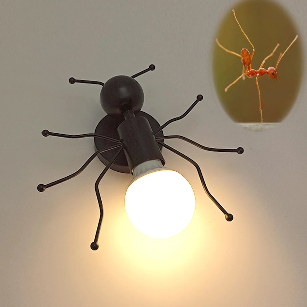 Moderne LED-Wandleuchte im nordischen Cartoon-Stil
