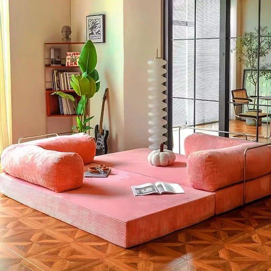 Vacuum Compression Corduroy Bed Foldable Sofa