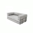 Sofá cama plegable minimalista de pana 