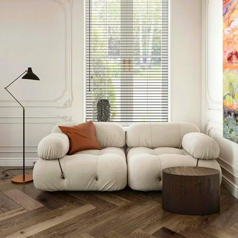 Nordic Modular Sectional Minimalist Compressed Sofa