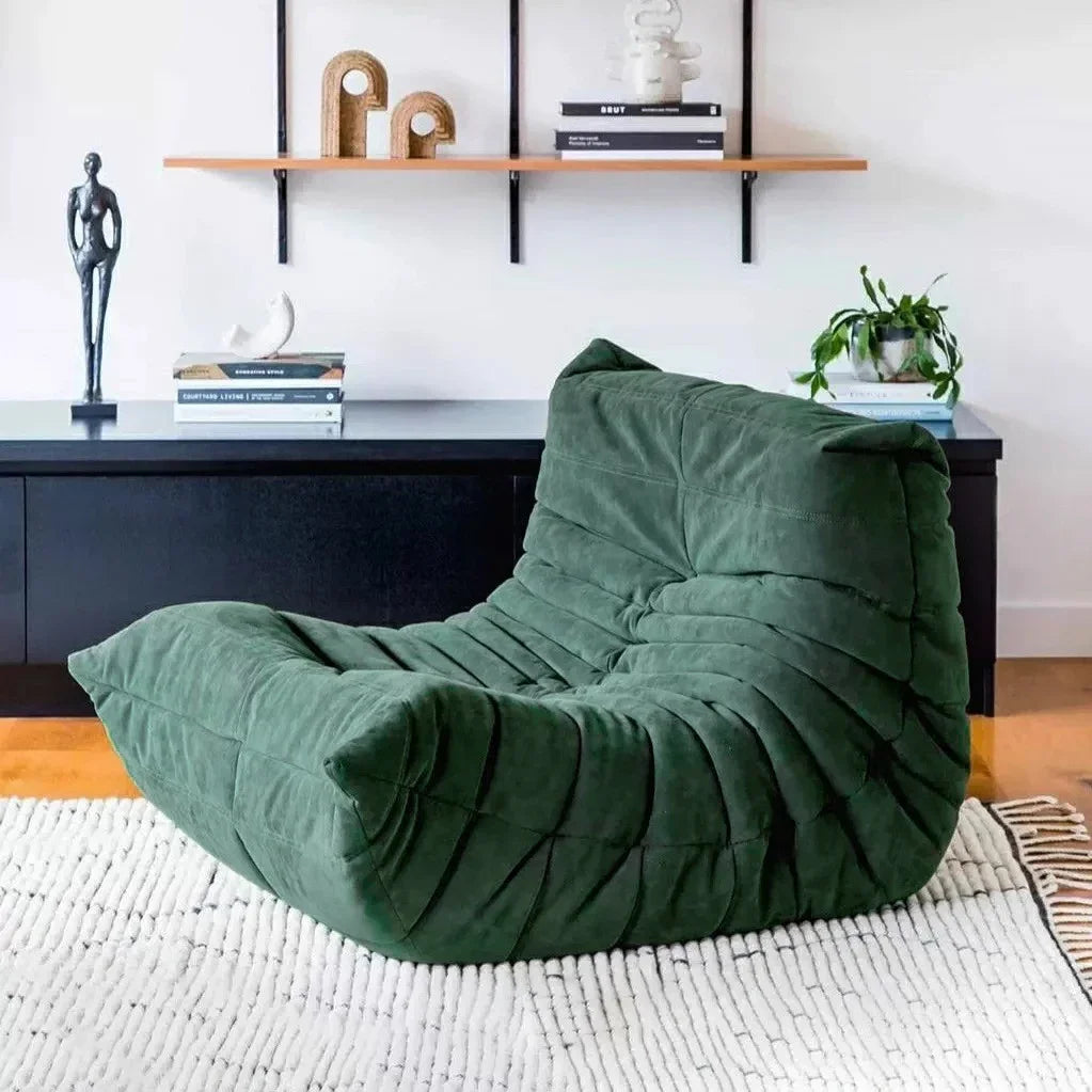 Suede Single Person Bean Bag Chair
