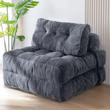 Fold Out Convertible Sleeper Chair Pillow Sofa Bed