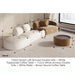 White Brown - 130 cm - Left arm Set