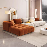 Minimalist Modern Cloud Puff L Shaped Sectional Sofa