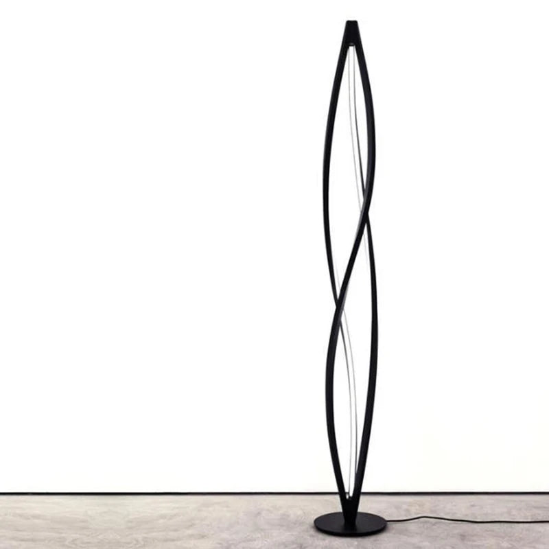 Geometrische LED-Stehleuchte, moderne Kunst, Standleuchte