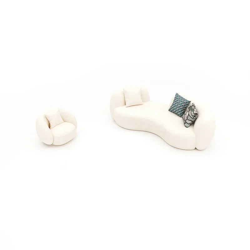 Italian Minimalist Nordic 2 Seater Couch Sofa