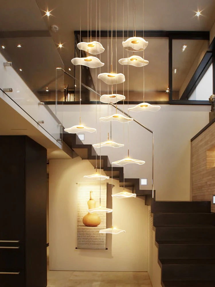 Nordic Circular Modern Chandelier Pendant Lamp