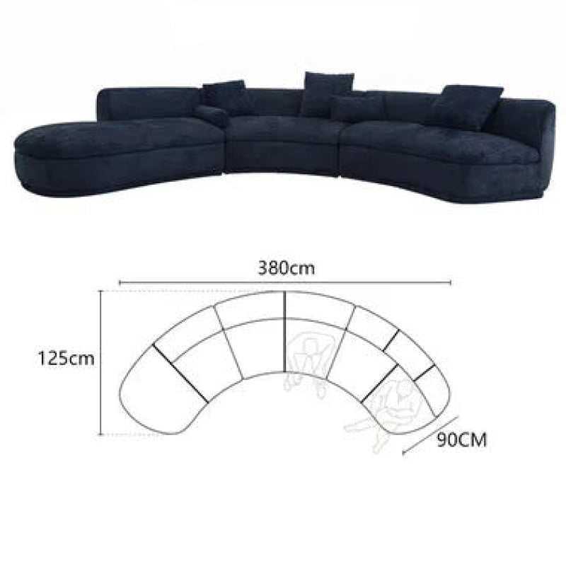 Modern Minimalist Italian Moon Sofa