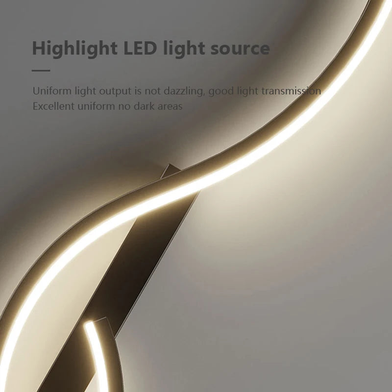 Moderne LED-Wandleuchte, minimalistisches LED-Licht, Schlafzimmer, Nachttisch, lange Streifen, Wandleuchten, Wohnzimmer, Heim, Innenbeleuchtung