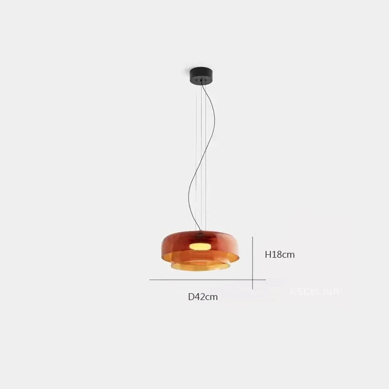 Nordic Glass LED Ceiling Chandelier Pendant Lights