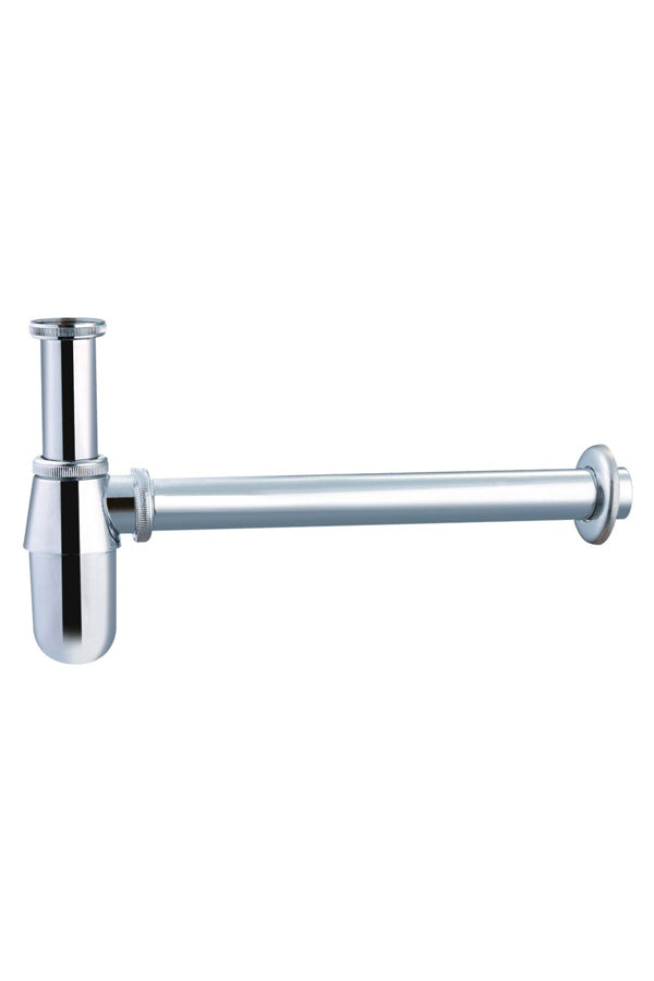 Chrome Round Visible Siphon for Modern Bathrooms, view 2