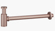 Sifón Redondo Oro Rosa Cepillado - Bathroom Product