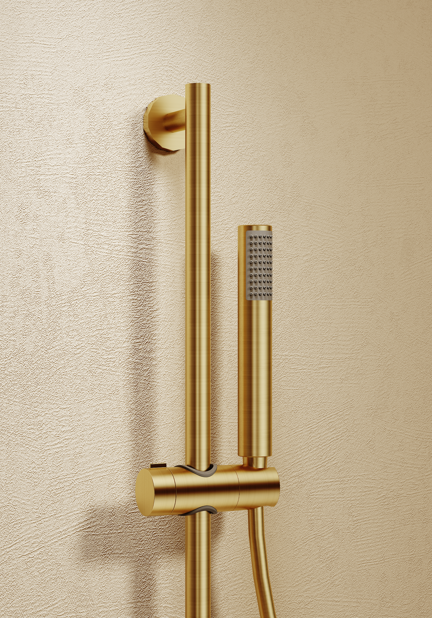 Bless Chrome Concealed Single Lever Shower Set with Hand Shower, view 3
