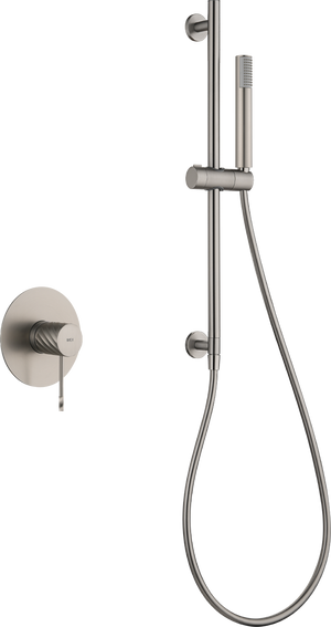 Brushed Nickel Concealed Single Lever Shower Set with Hand Shower BLESS, main product view