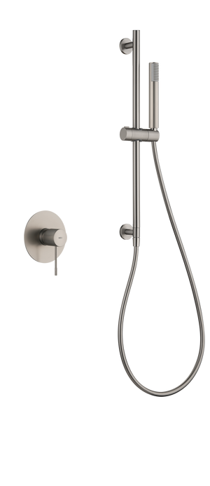 Line Brushed Nickel Concealed Single Lever Shower Set with Hand Shower, main product view