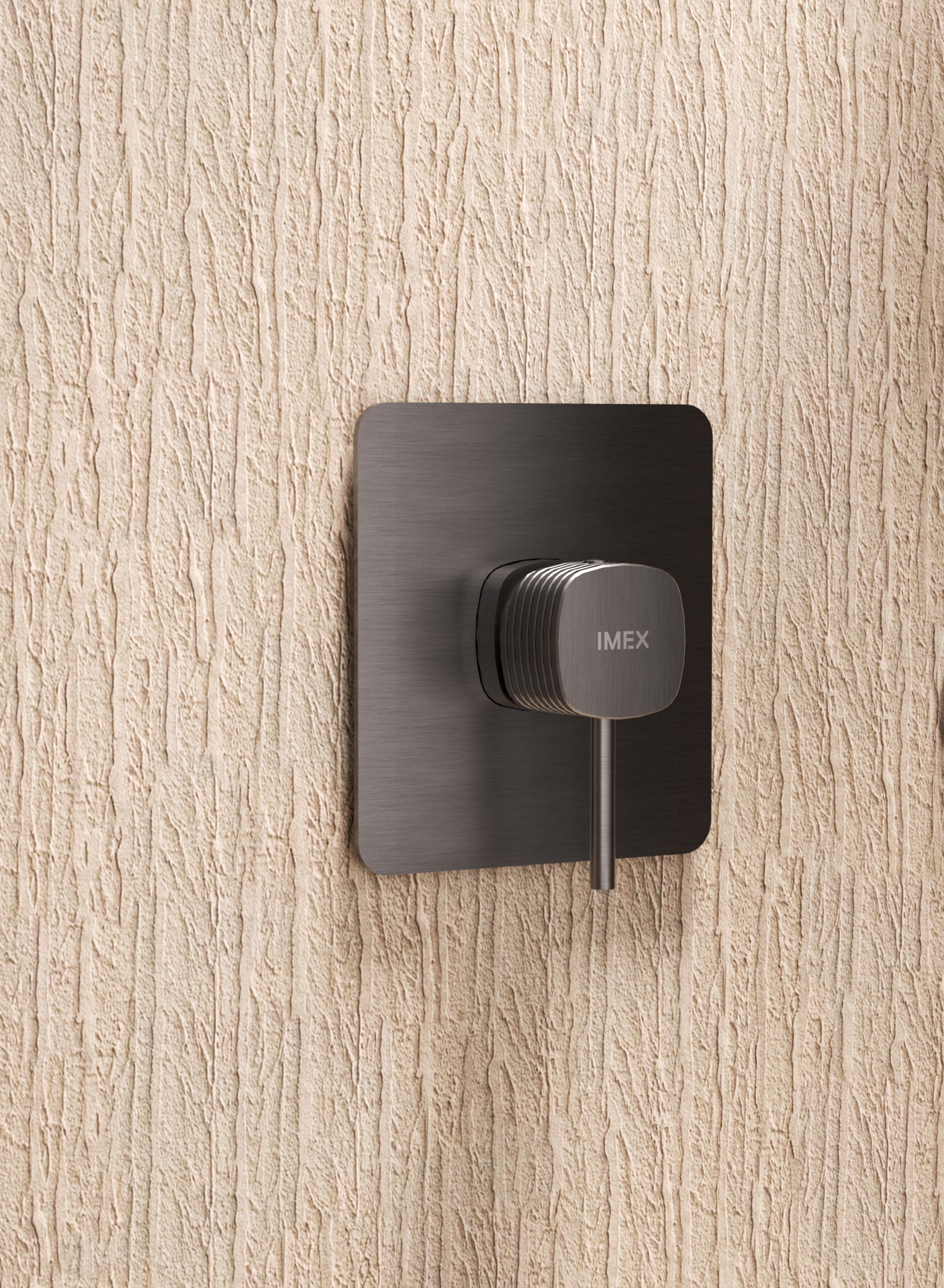 Brushed Rose Gold Concealed Single Lever Shower Set with Hand Shower FIRENZE, view 2