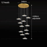 Nordic Circular Modern Chandelier Pendant Lamp