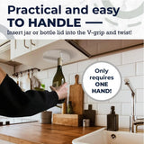 Under Cabinet Hand Easy Grip Bottle Jar Opener - 1pc