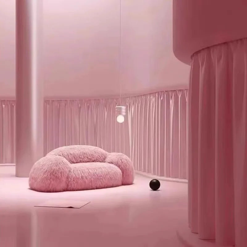 Modern Plush Nordic Minimalist Compressed Sofa