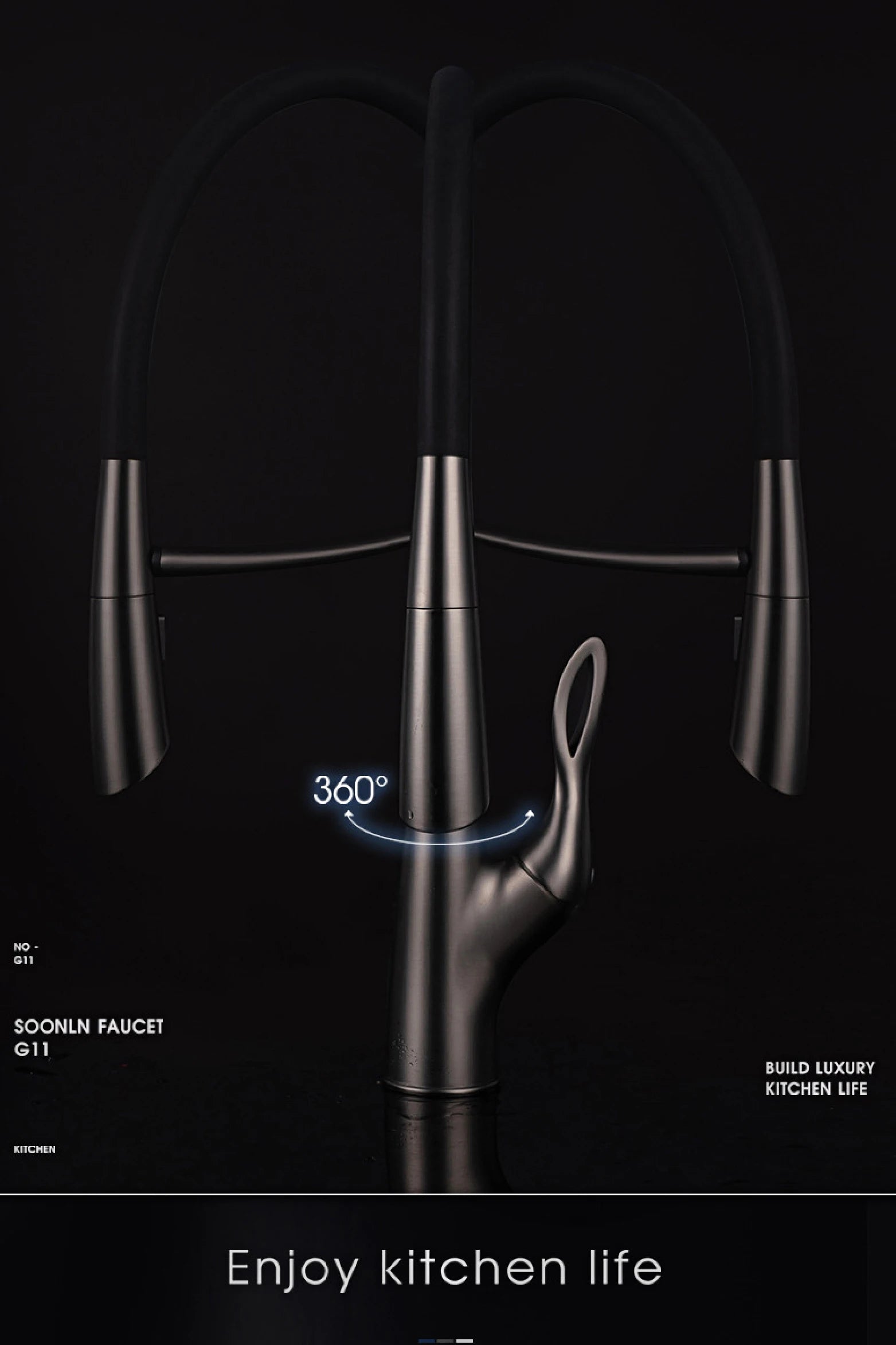 Touch Switch Cold Hot Dual Control Magnetic Sink Faucet