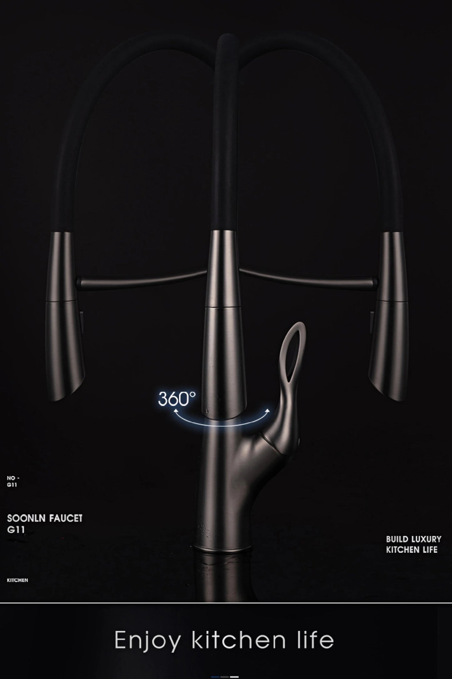 Touch Switch Cold Hot Dual Control Magnetic Sink Faucet