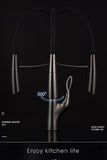 Touch Switch Cold Hot Dual Control Magnetic Sink Faucet