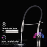 Touch Switch Cold Hot Dual Control Magnetic Sink Faucet