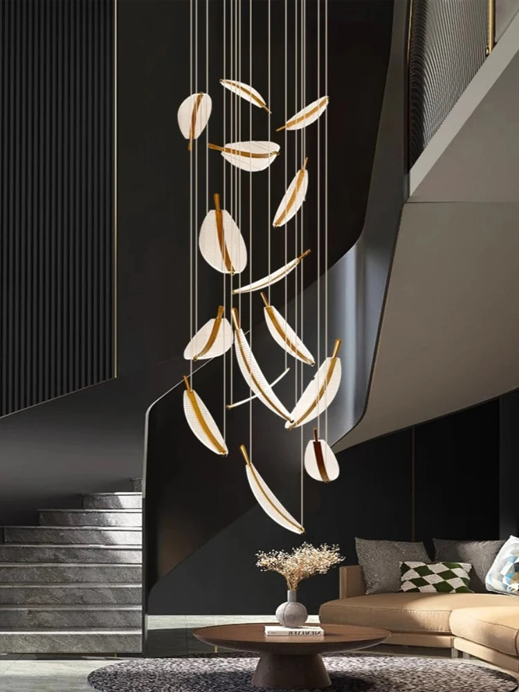 LED Chandelier Modern Spiral  Pendant Light