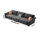 Minimalist Modular Velvet Sectional Compressed Sofa