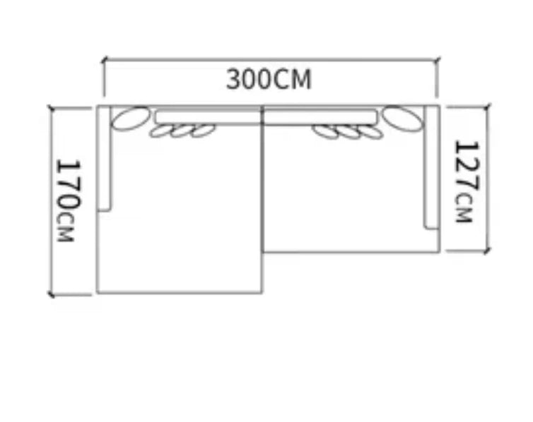 Modular Sectional Velvet Puffs Compressed Bed Sofa