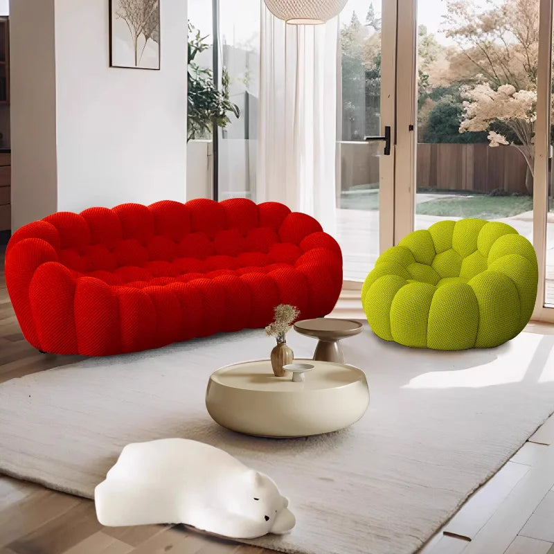 Minimalist Modern Compressed Bubble Sofa