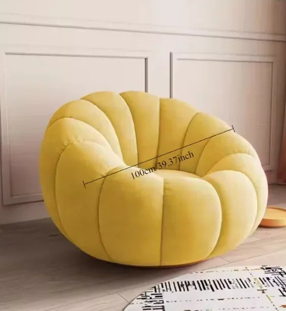 Sillón nórdico perezoso con forma de nube de calabaza 