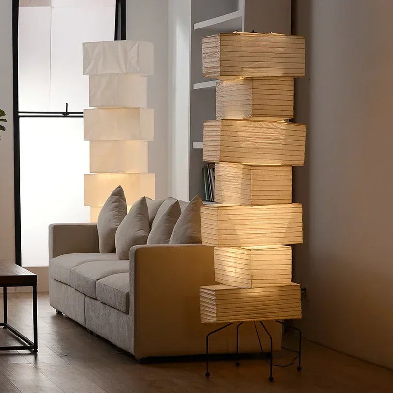LED Paper Stand Light Corner Floor Light Lamp