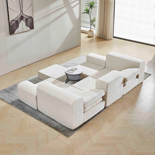 Modern Sectional Modular Compressed Sofa Bed