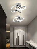 Moderne minimalistische LED-Deckenleuchte in Kreis-Abfangform