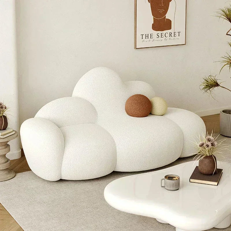 Nordic Cloud Shaped Compressed Modern Sofa