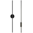 Moderne minimalistische LED-Wandleuchte mit langem Pendel