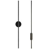 Moderne minimalistische LED-Wandleuchte mit langem Pendel