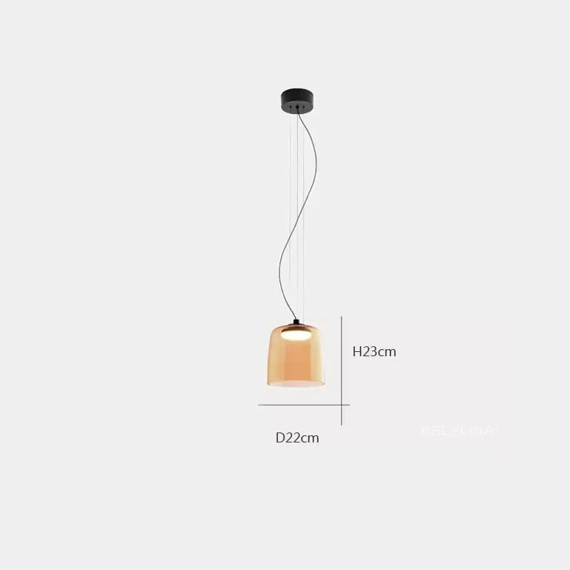 Nordic Glass LED Ceiling Chandelier Pendant Lights