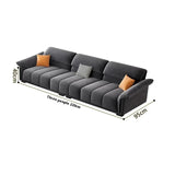 Minimalist Modular Velvet Sectional Compressed Sofa