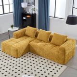 Modern Modular L Shaped 3 Seater Chaise Lounge Sofa