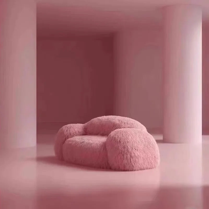 Modern Plush Nordic Minimalist Compressed Sofa