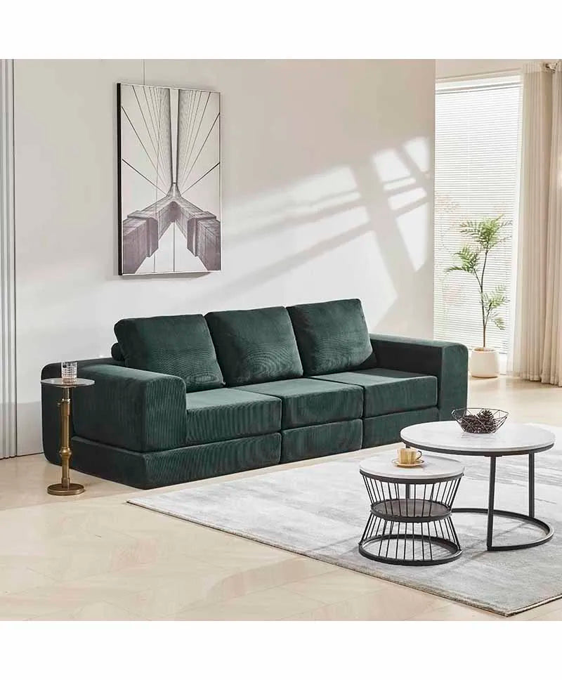 Modern Compressed Sectional Corner Sofa