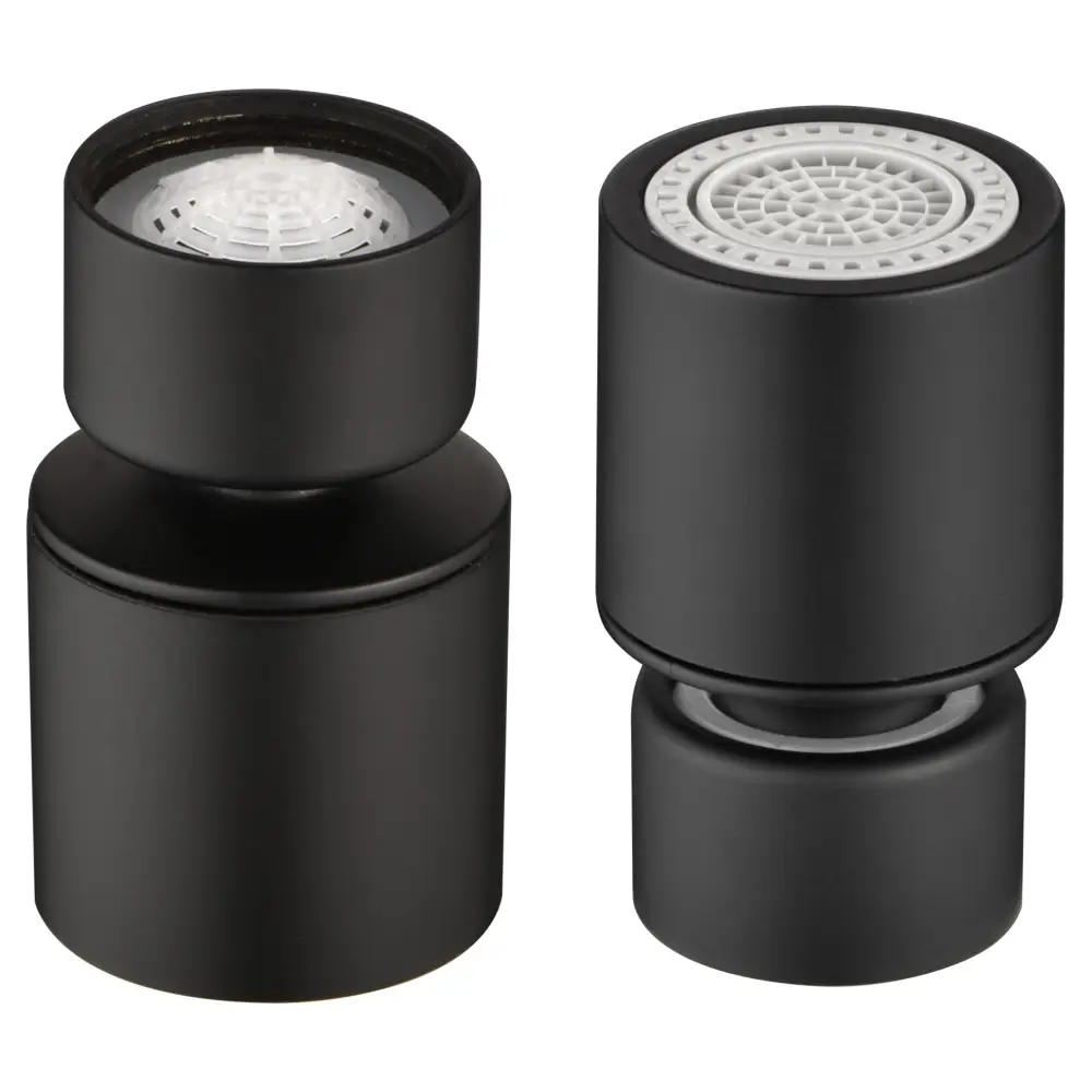 Aireador Rótula M22H De Cocina Dos Funciones Acabado Negro Mate - Bathroom Product