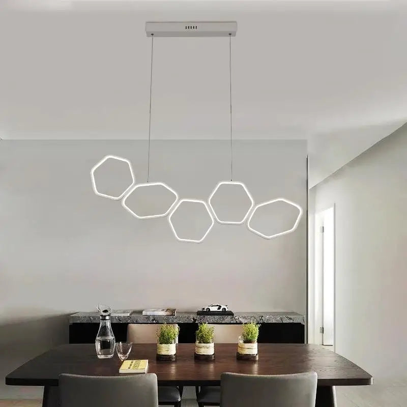 Art Deco LED Geometric Chandelier - Orniture™