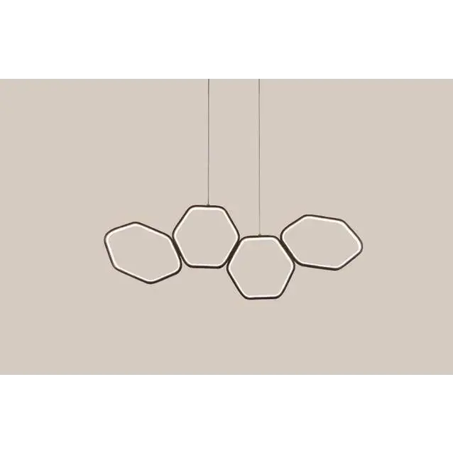 Art Deco LED Geometric Chandelier - Orniture™