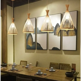 Bamboo Chandelier Pendant Wood Ceiling Lamp - Ceiling Lamp