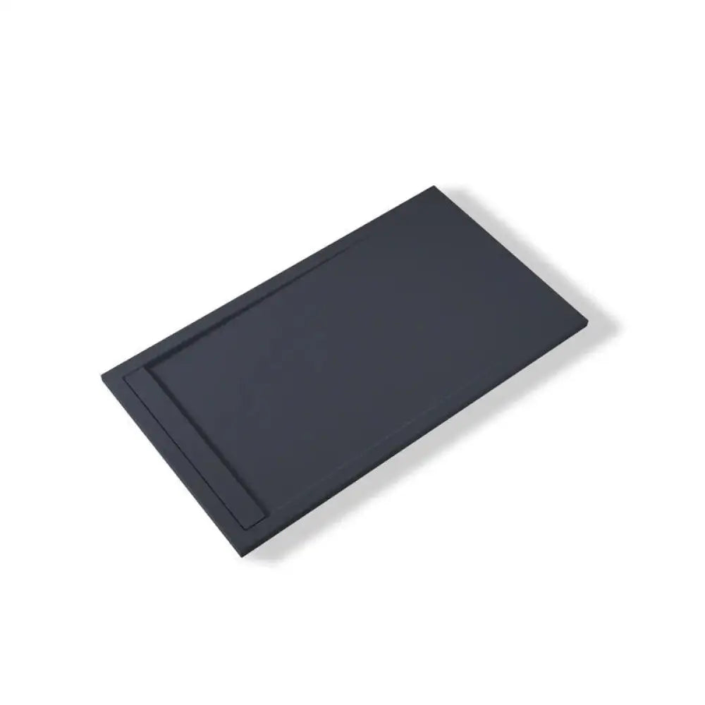 Saona Anthracite Shower Tray with Hidden Drain Slate Texture - Platos de ducha