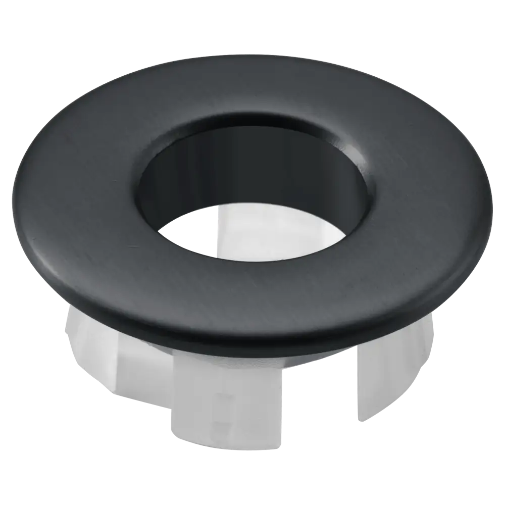 Basin Overflow Cover Basin Black Gun Metal | IMEX - Faucet
