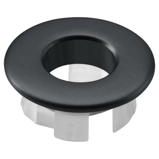 Basin Overflow Cover Basin Black Gun Metal | IMEX - Faucet